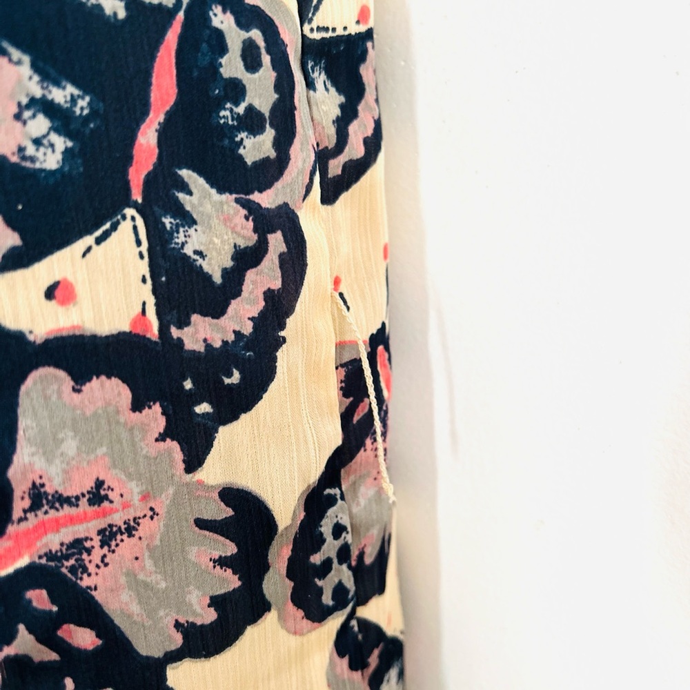 Elegant Tucker for Target Dress - Navy blue & Pink butterflies - Size - XS - Picture 3 of 5